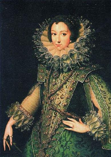 Rodrigo de Villandrando Portrait of an Unknown Lady oil painting picture